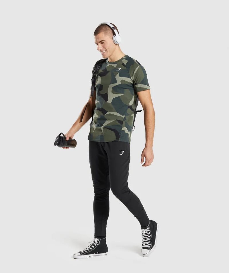 Koszulki Gymshark Critical Męskie Camo | PL 148BXT